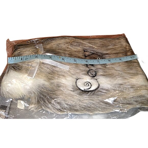 Victorian Trading Co. Hot Water Bottle w/ Fur Covering NIB - Picture 4 of 4